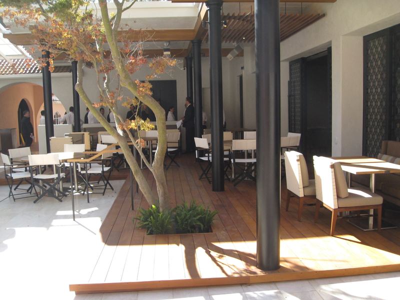 Restaurant patio build-out