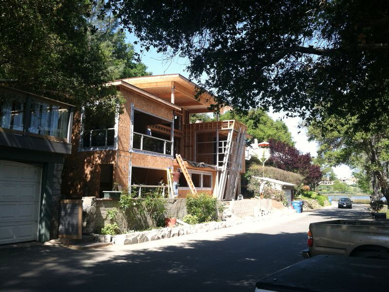 Front elevation and entry approach