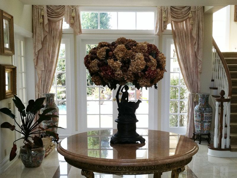 Marble foyer in Pacific Palisades
